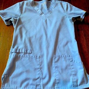 Women’s scrub top light blue